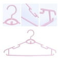thumbnail image 3 of REGALWOVEN 20 Pack Plastic Non-Slip Hangers, Durable 360-degree Space Saving Clothes Hangers for Clothing, Closet, Blankets, Pants, or Shirts Pink, 3 of 6