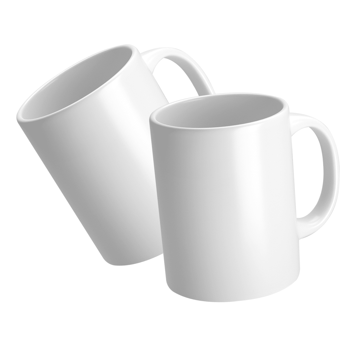 Hello Hobby Skinny Sublimation Mug 20 oz Stainless Steel, White, Set of 2