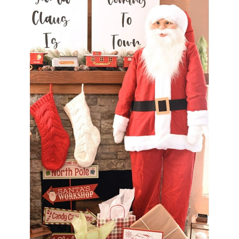 Walmart Yoga Santa Figurines, Christmas Decorations, Home Decor, 3