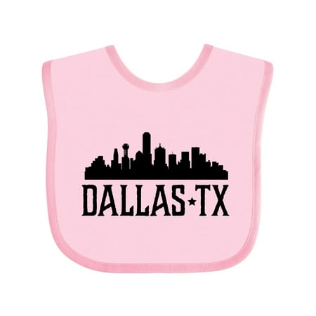 

Inktastic Dallas Texas City Skyline Gift Baby Boy or Baby Girl Bib