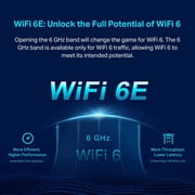 TP-Link Deco Wi-Fi 6E Whole Home Mesh Routers, 6 Ghz Band, Coverage up to 5,500 Sq. ft. (2-Pack)