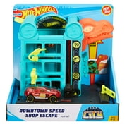Hot Wheels Downtown Speed Shop Escape Playset