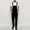 Black, variant on Men's Washed Denim Bib Overalls Relaxed Fit Fashion Jean Jumpsuit with Muti Pockets and Adjustable Strap White