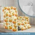 thumbnail image 4 of Renewold Cover for Recliner Chair Soft Breathable Dog Couch Cover 4 Pieces Oversized Recliner Cover Washable Reclining Sofa Slipcover Living Room Fall Decor, Pumpkin Maple Leaf, 4 of 8