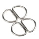 thumbnail image 4 of 100 piezas de anillos de metal en forma de D, hebillas para correas, cinturones, bolsas, sin soldadura, bricolaje 15x10x2mm, 4 of 9