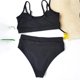 thumbnail image 4 of Baño De Cintura Alta, Traje De Baño Cómodo Para Mujer, Conjunto De Traje De Baño Transpirable Con Forro Desmontable Para Nadar Al Aire Libre, Playa, Fiesta En La Piscina Yuarrent OD010776-01, 4 of 7