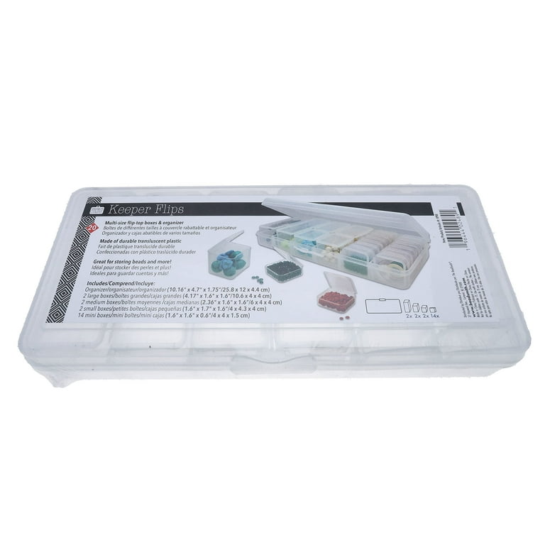 The Beadsmith Bead Mat Tray – Portable Workstation – 11.5” x 14.5” x 0.5” –  Lightweight Tray for Holding Bead Mats, Beads and Jewelry Storage – Easy