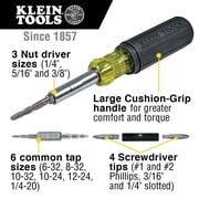 Klein Tools 4 in. L Multi-Bit Screwdriver 1 pc.