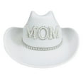 thumbnail image 3 of Unisex Western Cowboy Hat - Casual Bowler Hat for Gender Reveal Party & Daily, 3 of 5