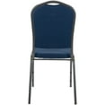 thumbnail image 3 of GCI Crown Back Stackable Banquet Chair - Blue, 3 of 5
