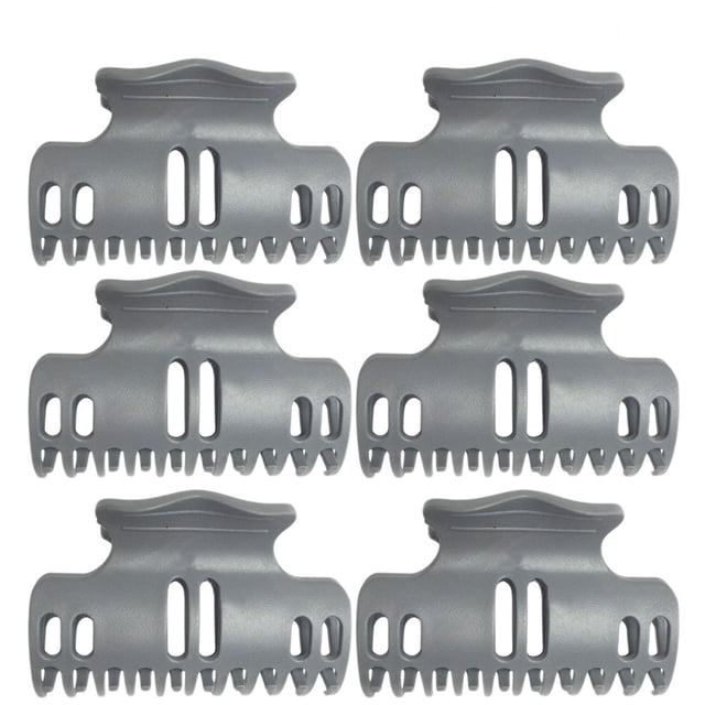 SWETRACE 1Jgo Pinzas De Plástico Para Peinados En Salón Con Resistente Gris
