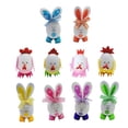 thumbnail image 2 of GUOOL 10Pcs Easter Eggs Bunny and Chick Decor Accessories Tabletop Statue Colorful, 2 of 9