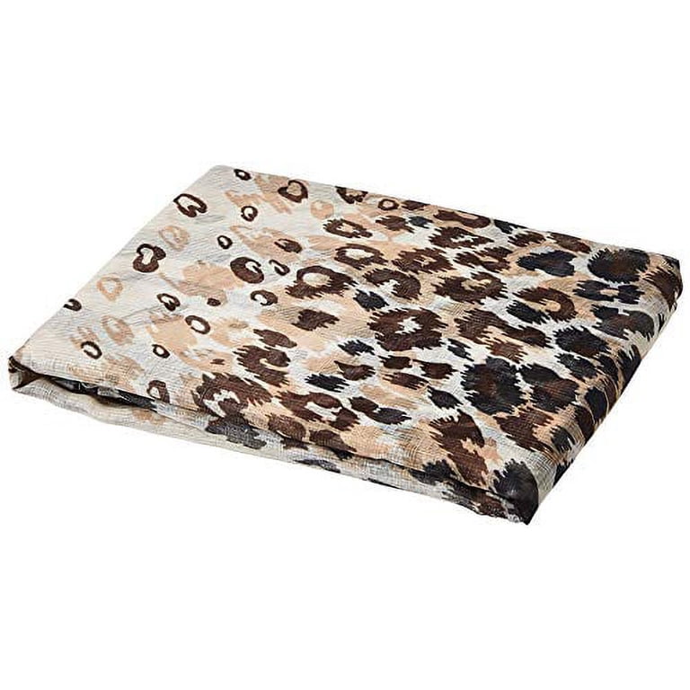 Achim Kenya Brown Animal Print Curtain Panel, 50" x 84" photo 2