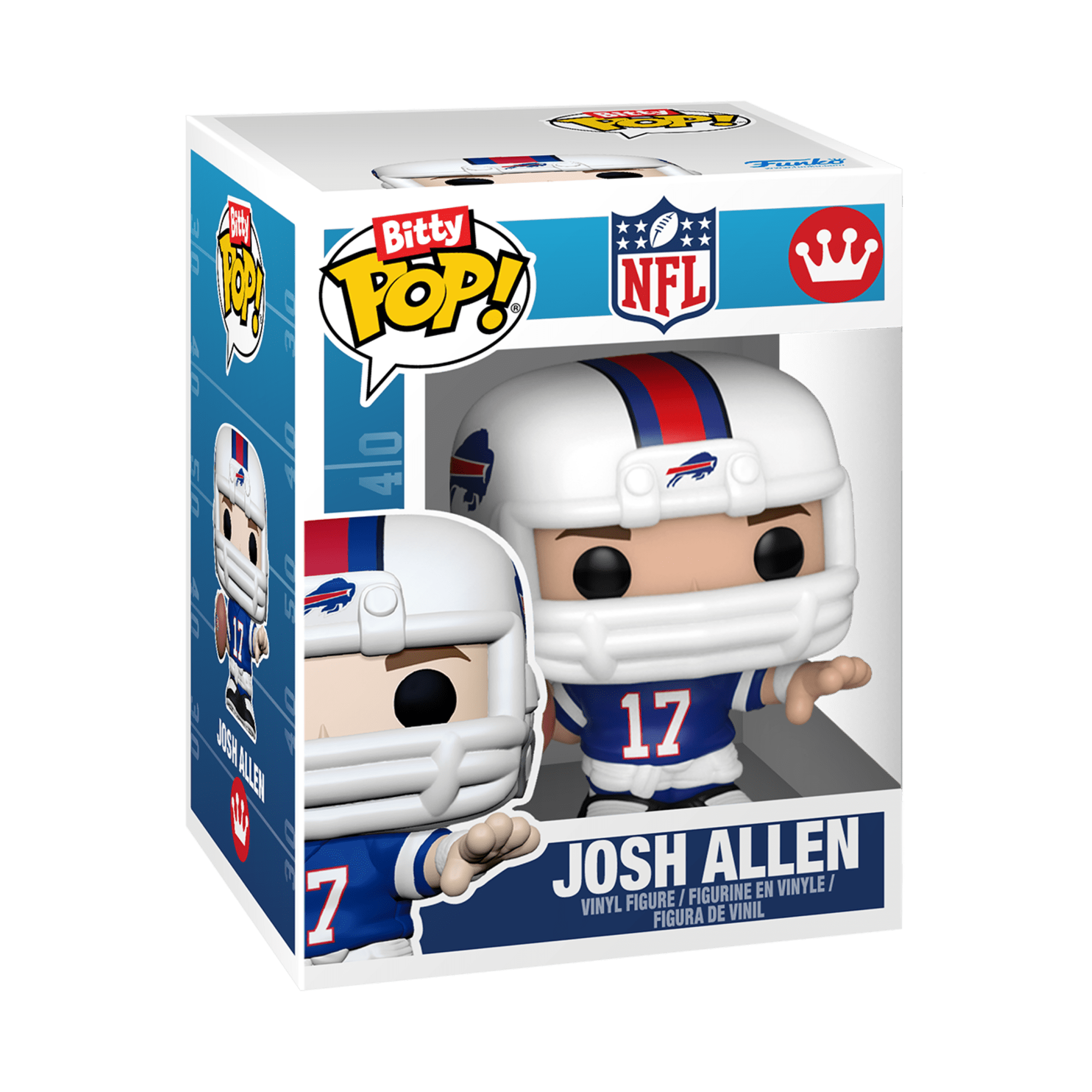 Funko Bitty POP Arena: NFL - Buffalo Bills with Josh Allen Collectible Vinyl Mini Figure
