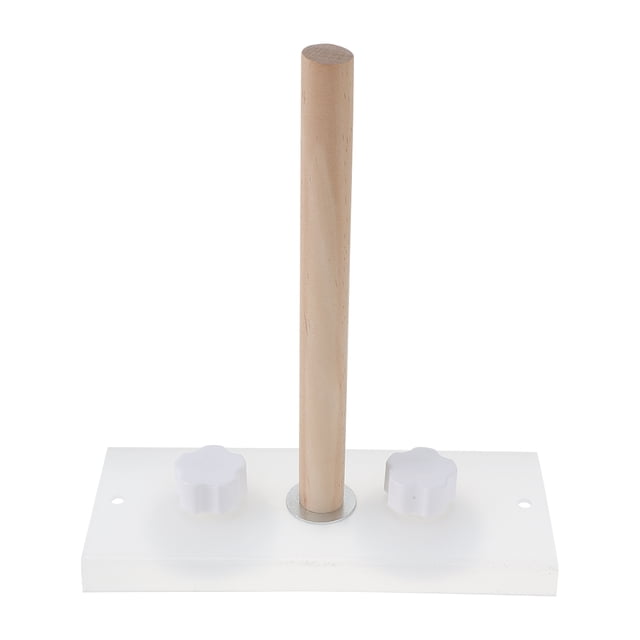 CIMAXIC Pine Parrot Standing Rack for Pet Use High Quality Synthetic Material Multi Color 1Pc,8.66"X8.66"X3.15"