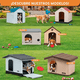 thumbnail image 2 of Casa Para Perro Mediano Poli Pets Galway Ideal Para Razas Medianas Color Café, 2 of 8