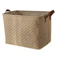thumbnail image 2 of jifeng Foldable Storage Basket Decorative Laundry Hamper for Home Bedroom Dorm Rough Rough Weave, 2 of 9