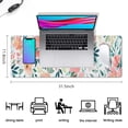 thumbnail image 5 of Long Mouse Pads for Desk,Pioneer Flower Floral Print Pattern Desk Mats on Top Of Desks, Desk Mouse Pad Extra Large with 3mm Non-Slip Base and Stitched Edge for Gaming,Office,Work,Home 31.5"x11.8", 5 of 6
