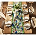 thumbnail image 3 of Vargottam Boho Cotton Table Runner - Double Layer with Printed Bird Design - Machine Washable - Table Dcor for Kitchen, Living & Events, 14" x 90", 3 of 6