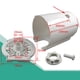 thumbnail image 3 of Insulated Casing Floor Standing and Wall Mounted Fan Motor Assembly Plastic Texture Suitable for Home Office Use White, 3 of 4