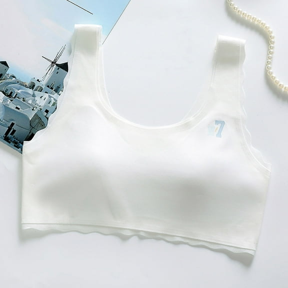 BAODANN Training Bras For Girls Teen Girls Sports Bras Comfort Soft Solid Color Bras Girls 2t Little Girl Underwear Bear Skin Underwear Toddler Underwear Girl Organic Underwear Kids