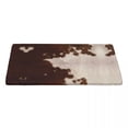 thumbnail image 3 of Table Cover Rectangular Fitted Scottish Highland Cow Cowhide Texture Table Cloth Oilproof Tablecloth, 3 of 5