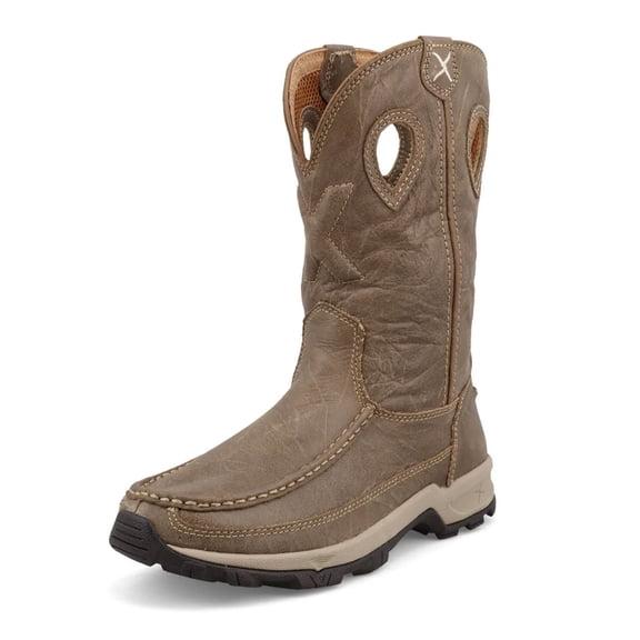 TWISTED X Adult Female 10in Pull On Hiker Boots, Color: Mushroom, Size: 9, Width: M