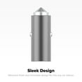 thumbnail image 3 of mophie Cargador USBC para Coche para iPhone, iPad O AirPods, Blanco, 3 of 5