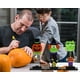 thumbnail image 5 of Decoración de Halloween Decoración de escritorio de madera Bruja Calabaza Cicatriz Hombre Adornos de Halloween Lindo colgante de madera Armario (Hombre cicatriz) Sailing Electrónica, 5 of 5