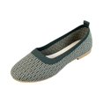 thumbnail image 2 of Willtoo Women Flat Shoes Knitted Lightweight Slip-on Loafers Breathabel Soft Comfortable Ballet Flats, 2 of 6