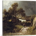 thumbnail image 1 of ARTCANVAS Rural Landscape Canvas Art Print by Carl Spitzweg - Size: 12" x 12" (0.75" Deep), 1 of 9