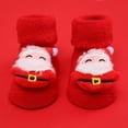 thumbnail image 4 of YESIMOLA Toddler Grip Socks Rattle Socks Christmas Socks Toddler Boys Girls Toddler Fuzzy Socks Soft Sole Non Slip Toddler Shoes Socks Princess Socks Floor Socks,A 0-12 Months, 4 of 5