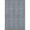 thumbnail image 2 of HomeRoots 655036 10 x 14 ft. Blue & Gray Floral Transitional Washable Machine Made Rectangle Area Rug with UV Protection, 2 of 8