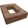 thumbnail image 6 of Ekena Millwork 4"W x 3"D x 7 7/8"H Universal Electrical Cover for StoneWall Faux Stone Siding Panels, Sedona, 6 of 7