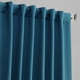 thumbnail image 3 of Half Price Drapes Tsunami Blue Room Darkening Curtains for Bedroom (1 Panel), 50W X 63L, 3 of 6