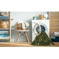 thumbnail image 2 of Ahgly Company Machine Washable Indoor Rectangle Transitional Dark Forest Green Area Rugs, 2' x 5', 2 of 7