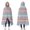 Christmas Folk Pattern, variant on Wearable Blanket,Christmas Folk Pattern Hooded Wearable Flannel Blanket for Adults & Teens,Winter Poncho Shawl Wrap Cape Cozy Anti-Pill,50"x60"