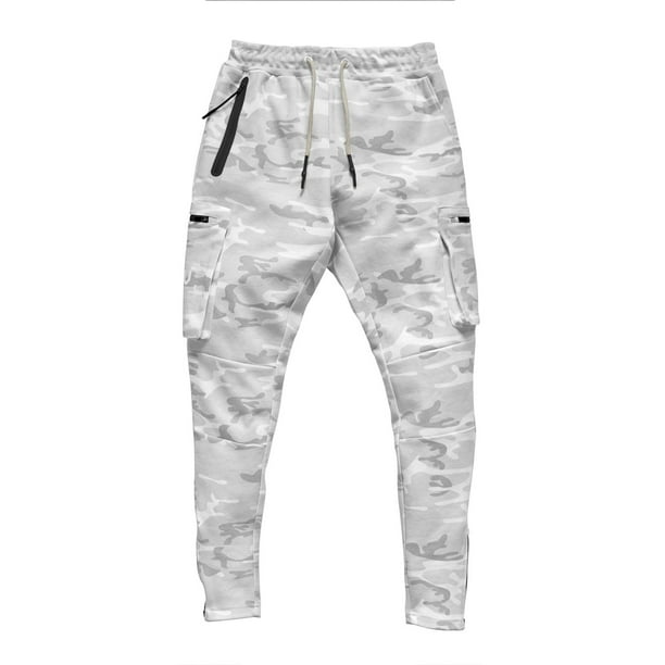 HIMONE Camo Workout Jogger Sweatpants for Men Athletic Sports