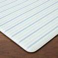 thumbnail image 6 of Martha Stewart Amber Floral Daisy Stripe Reverisble Water Resistant Kitchen Mat, Blue/Purple, 20"x39", 6 of 12