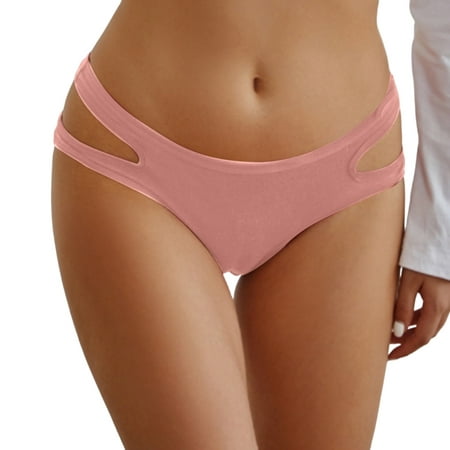 

KaLI_store Tummy Control Panties For Women Women s Underwear Cotton High Waisted Full Coverage Briefs Soft Breathable Panties Pink XL