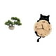 thumbnail image 5 of Árbol Bonsái Artificial, Planta Artificial, Colección De Vegetación, Centros De Mesa, Reloj De Pared, Decoración, Regalos, Fácil Lectura, Adorno Colgante Para Oficina, Dormitorio, Hogar, 5 of 8
