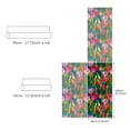 thumbnail image 4 of Película para ventana de vitrales con flores rojas (45*100 cm) Película estática para ventanas no adhesiva Decoración del hogar Bloqueo de rayos UV Privacidad Aislamiento térmico, 4 of 5