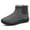 Grey, variant on Gyexs Women's Snow Boots with Heels, Winter Shoes for Women Dressy, Breathable, Slip-On, Chukka, Almond Toe, Men's Fashion, Black, Size 8
