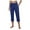 Blue, variant on Womens Yoga Capri Pants High Waist Capri Leggings with Pockets Wide Leg Exercise Workout Summer Pants 2025 , S