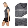 thumbnail image 6 of icyzone Workout Shirts Yoga Tops Activewear V-Neck T-Shirts for Women, 6 of 6