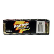 Pack 6, Rayovac Heavy Duty Alkaline Industrial Batteries, D Size,PartNo F20011 J