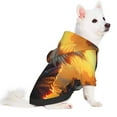 thumbnail image 5 of Cauagu Sunset Maple Tree Fox Pattern Winter Pet Hoodie Sweatshirts- Dog Hoodie Sweater with Leash Hole - Cute Dog Hoodie - Pet Clothes Puppy Cat Custume -Large, 5 of 8