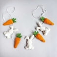 thumbnail image 4 of Dvumao Easter Decor, Easter Bunny And Carrot Fabric Garland Decor, 4 of 6