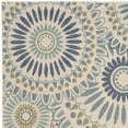 thumbnail image 6 of SAFAVIEH Veranda Petra Geometric Indoor/Outdoor Area Rug, 5'3" x 5'3" Square, Cream/Green, 6 of 8