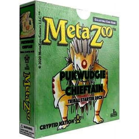MetaZoo Cryptid Nation Pukwudgie Chieftain Tribal Theme Deck (1st Edition)